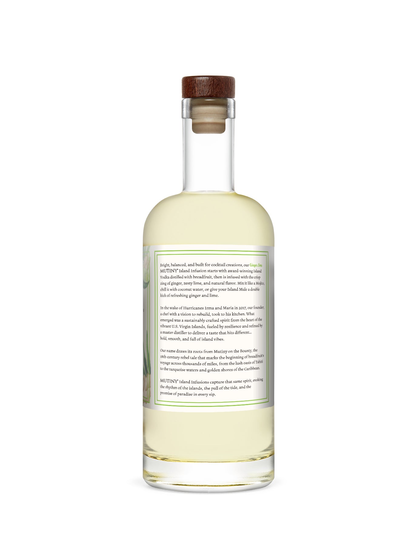Ginger Lime Mutiny Island Infusion – Mutiny Island Vodka®